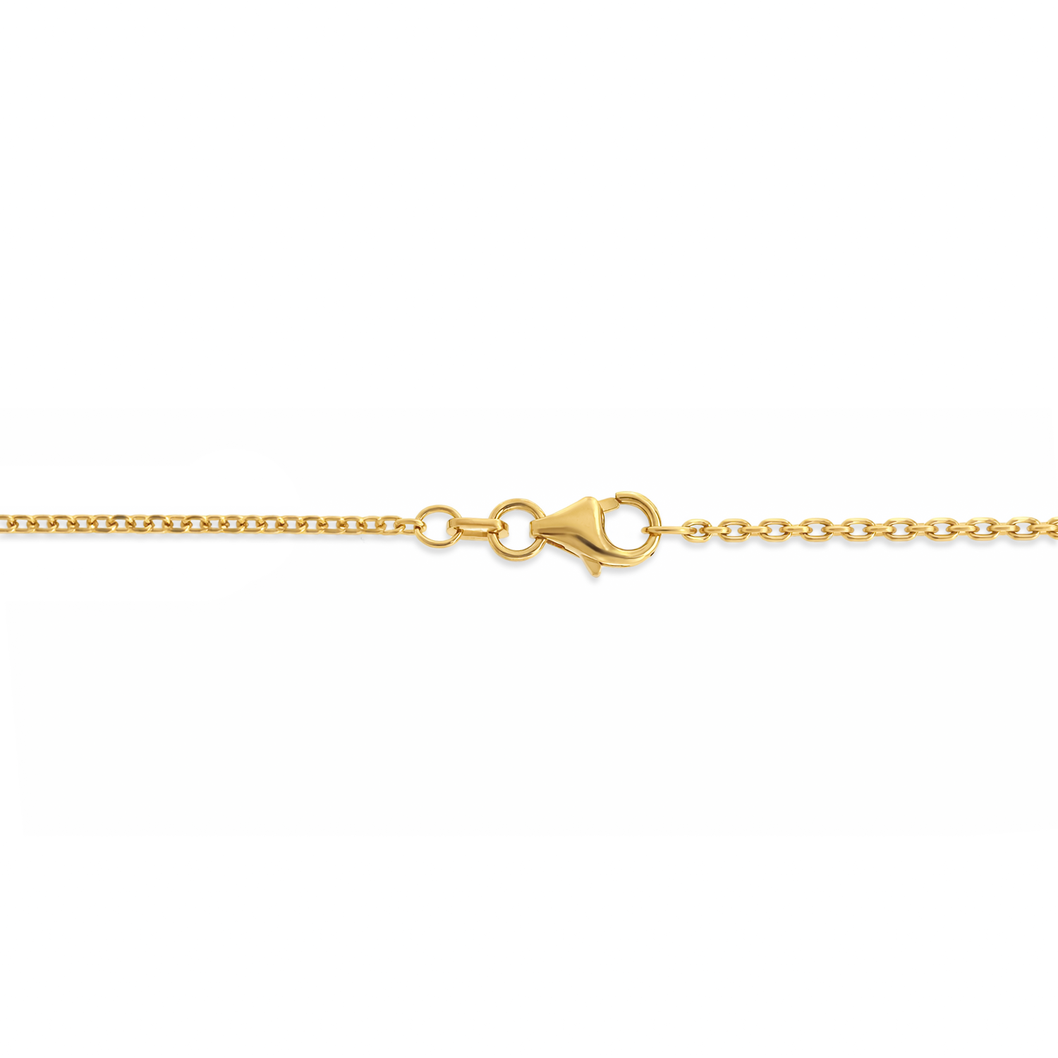 14K Gold Lock Charm Necklace